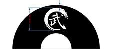 新款武字功夫扇定制